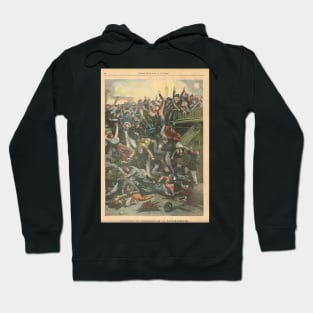 Bridge collapse Paris exhibition 1900 Hoodie